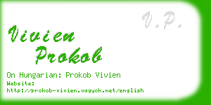 vivien prokob business card